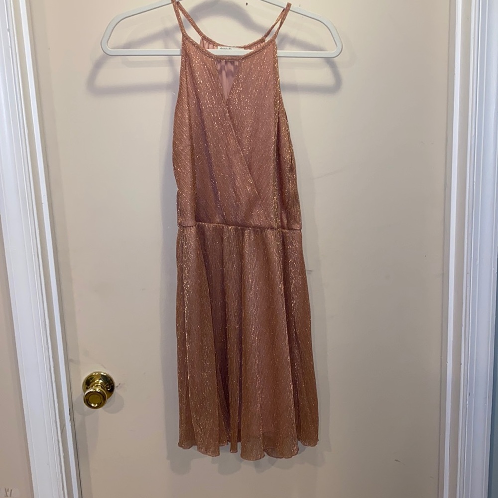 Pink sparkly dress